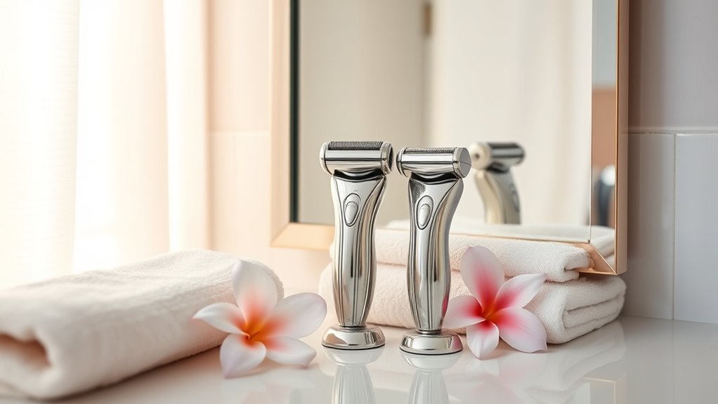 flawless bikini line shavers